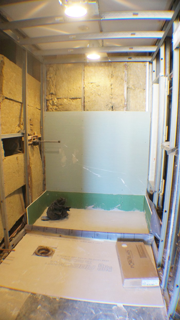 bathroom renovation subfloor