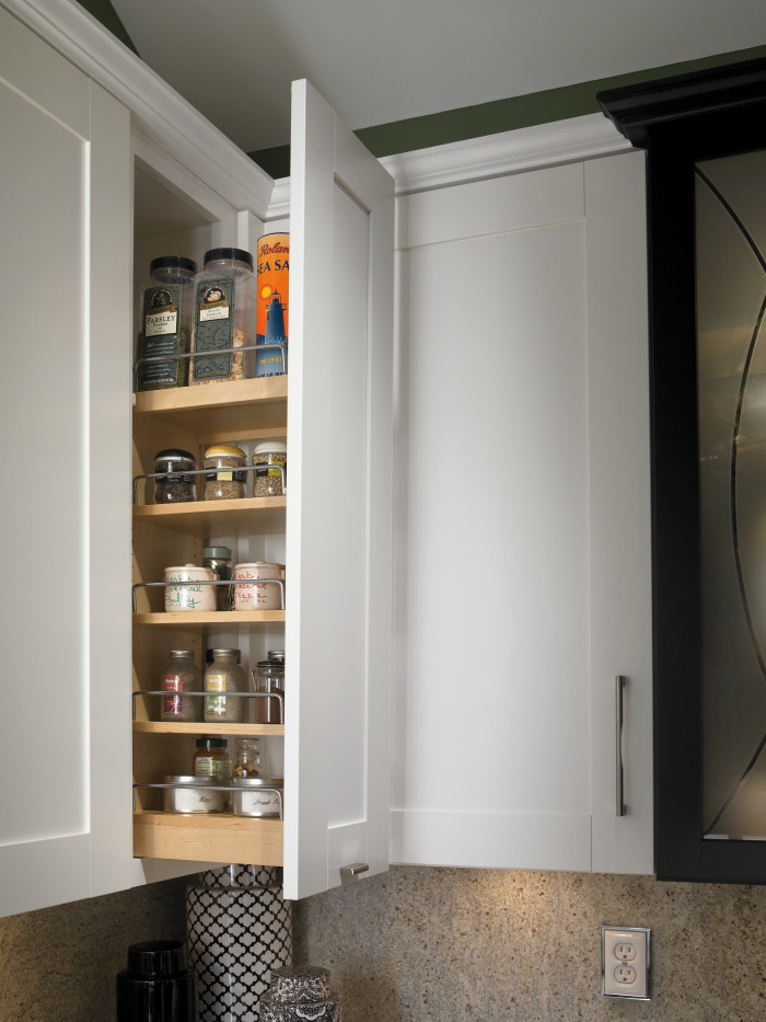 kitchen cabinet spice rack