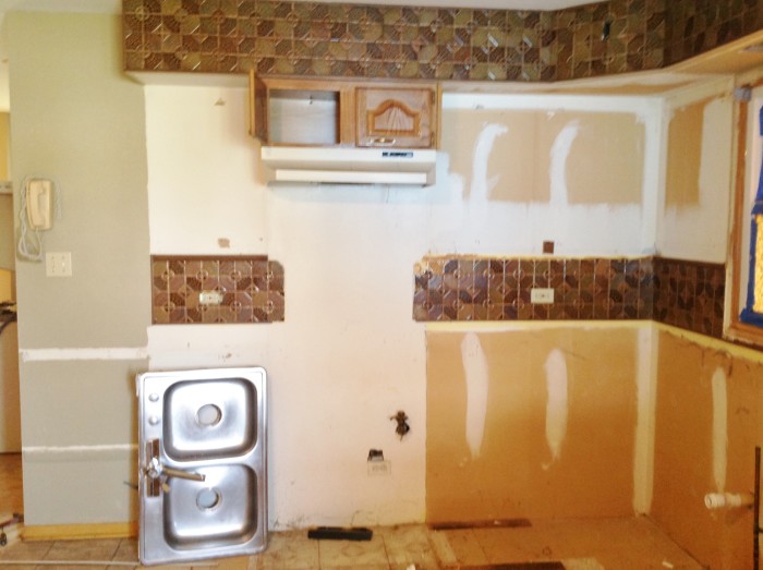 kitchen renovation demo