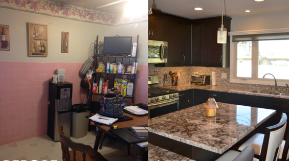 kitchen before and after photos