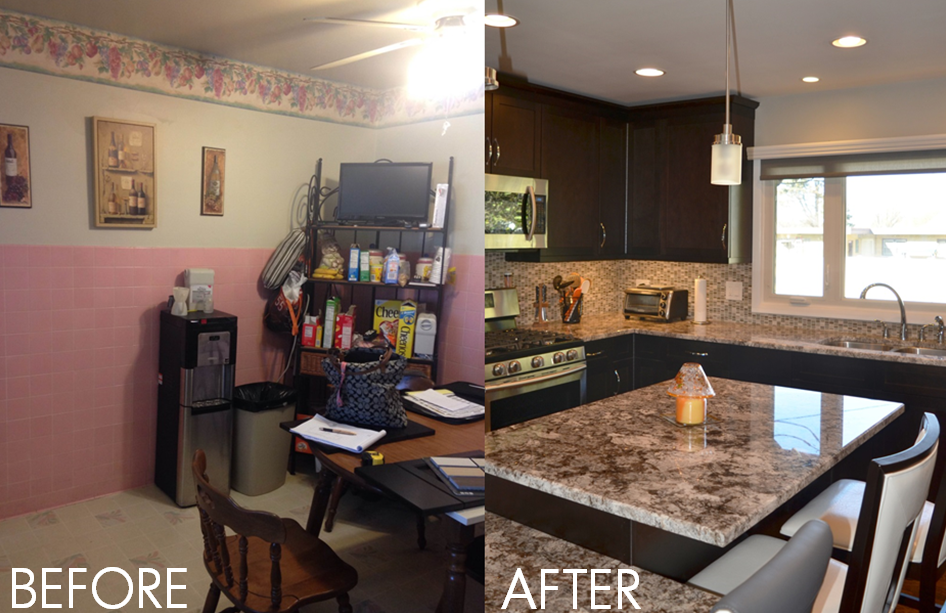 kitchen before and after photos